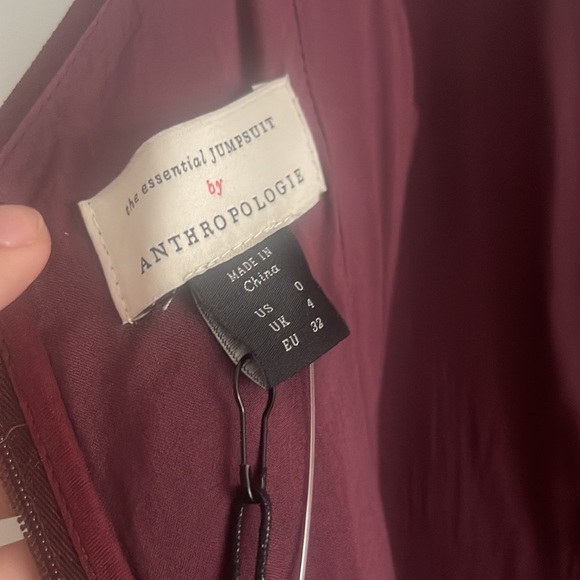 Anthropologie NWT The Essential Jumpsuit Size 0 - Picture 3 of 4